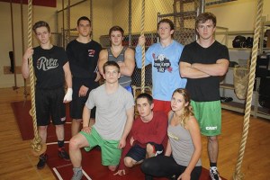 Seniors in Mount Si wrestling 2014: top row