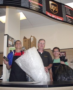 UPS Store staff Shawn Keller