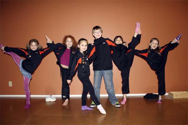 Younger performance team members at Ignite—from left