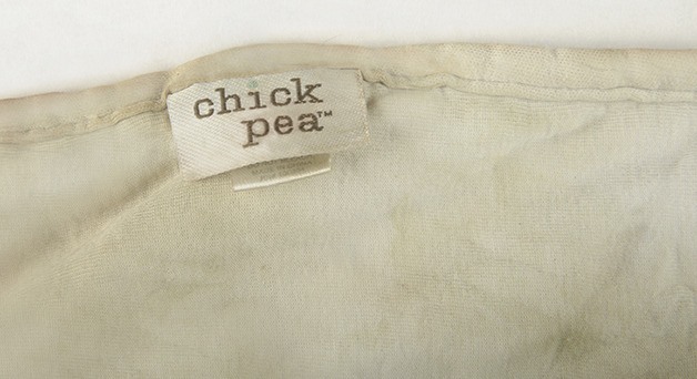 This burp cloth was found near the body of an infant