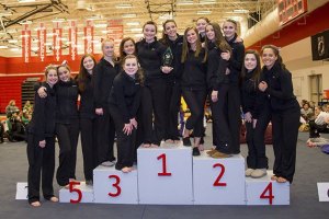 The Mount Si gymnastics team