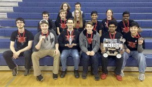 The Mount Si High School robotics team qualifying for state competition Jan. 30 include