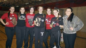 Mount Si softball seniors: From left