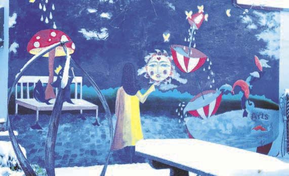 Fall City's student-created mural in the community art park is slated for a makeover