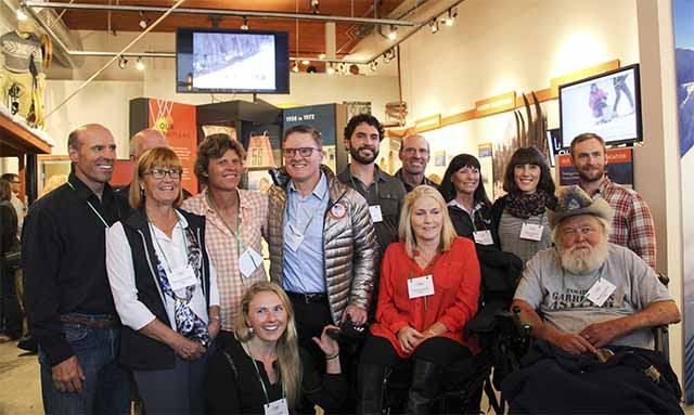 Washington Olympians and Hall of Famers came out to celebrate the grand opening on Oct. 10. Pictured from left are