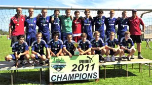Eastside FC Boys Red claim Puma Pacific trophy