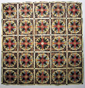This Mariner’s Compass quilt was created by Barbara Ann Miller in 1847. Valley residents can learn about the various styles of quilts and how they are made at an upcoming lecture at the North Bend Library.