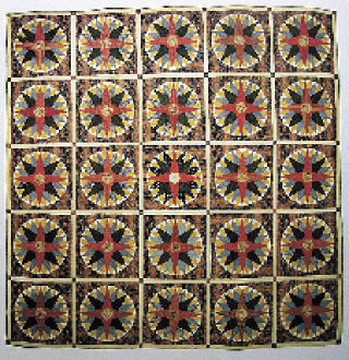 This Mariner’s Compass quilt was created by Barbara Ann Miller in 1847. Valley residents can learn about the various styles of quilts and how they are made at an upcoming lecture at the North Bend Library.