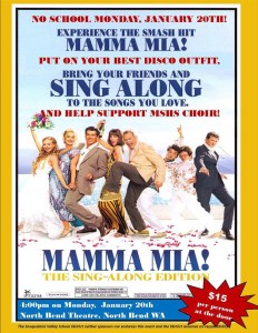 Mamma Mia sing-along for Mount Si High School choir is Monday