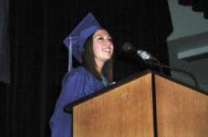 Gaby Barragon thanks her family