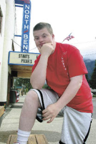 Greg Jorgensen of North Bend helps inspire others in his job at North Bend Theatre. His boss