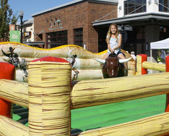 The mechanical bull ride