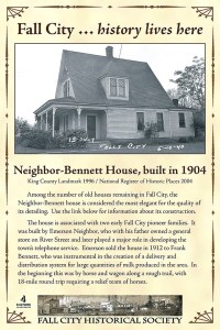 Sample sign for Neighbor-Bennett House