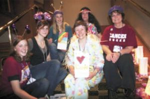 Dressed in colorful PJs and other wacky gear
