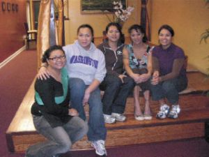 The Set sisters — from left