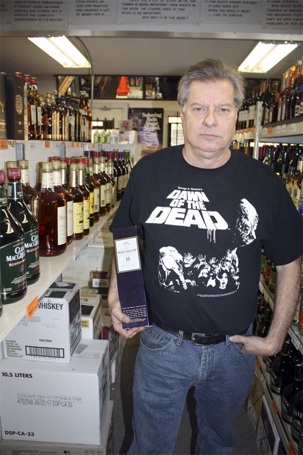 Operator Tom Bergstrom walks down his short