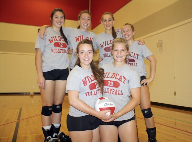 Mount Si volleyball's seniors: Front