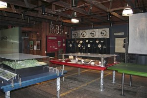 The new museum features power plant controls and a ground model.