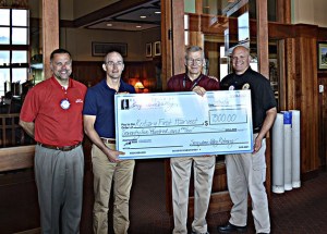 Big Valley Rotary Club donation for First Harvest