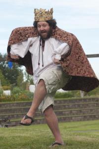 Daniel Guttenberg plays the title character in Greenstage's outdoor theater production of Henry VIII. Greenstage comes to Fall City Park Aug. 3 and 10.