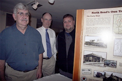 Northwest Railway Museum volunteer Dan Olah