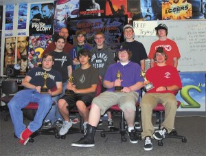 Displaying some of their latest trophies