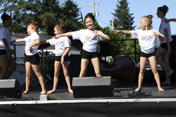 IGNITE dancers show moves at the 2011 block party. The North Bend dance studio's competitive teams return to the celebration this weekend