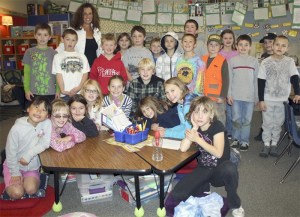 Sharon Piper’s third grade class at Opstad Elementary School have been writing letters of thanks to soldiers serving their country in far-off places.