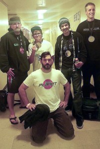 Medalists at the Revolution jujitsu tournament Nov. 14 are