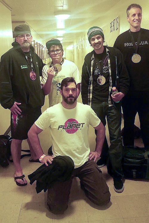 Medalists at the Revolution jujitsu tournament Nov. 14 are