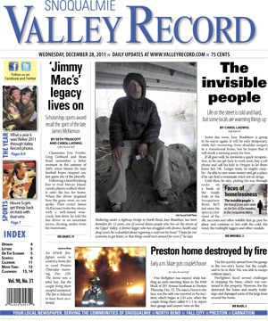 Reporter Carol Ladwig's coverage of homelessness in the Valley picked up two awards in the annual Better Newspaper Contest for Washington publications. 'The Invisible People' ran last December