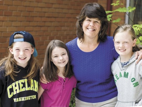 PARADE teacher Connie Schutte with some of her students.