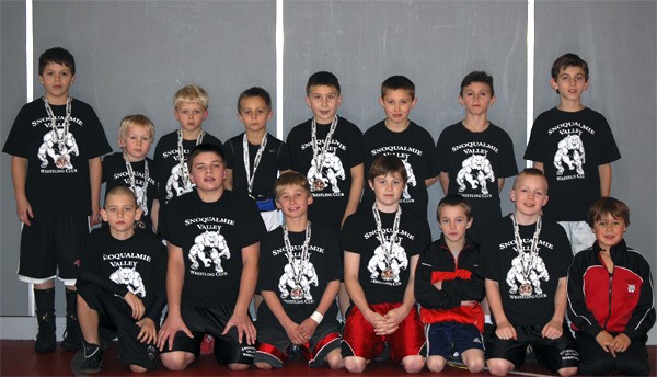Members of the Snoqualmie Valley Wrestling