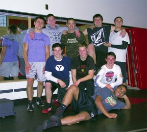 The Cedarcrest High School wrestling class of 2012.