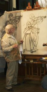 Valley artist Richard Burhans will present a solo show of works in Covington.