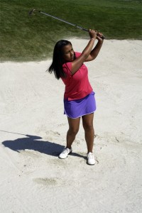 Firing balls out of a bunker