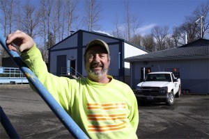 John Jackson at one of his workplaces