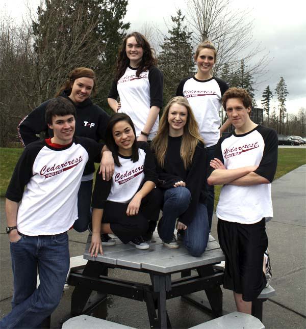 Cedarcrest track athletes