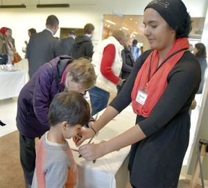 Volunteer Mariam Mohammed