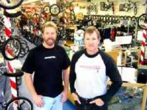 Valley bike shop stays on track