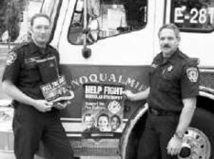 Valley firefighters fill the boot