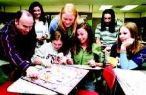 Mount Si students looking to pass Go with game