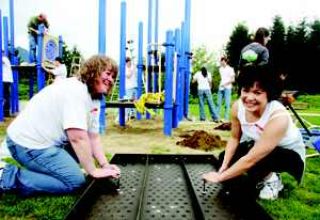 Opstad parents rally resources for new playground