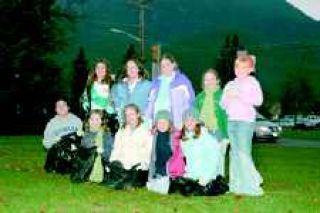 Girl Scout clean sweep