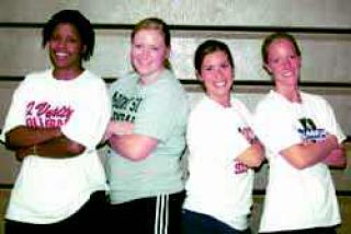 Playing scrappy volleyball, girls could be unpredictablea