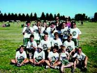 Winning soccer team