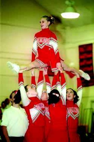 Cheer squad grabs third place