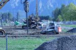 Stadium work progresses