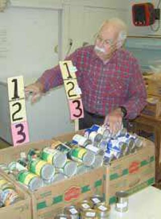 Ken McCarty offers a helping hand