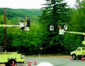 Busy intersection receives needed signal